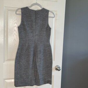 J.Crew tweed grey fitted business dress size 6